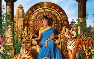  dama - de la india dama y tigres